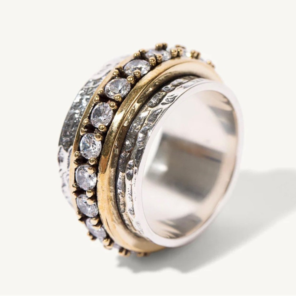 Gem stone ring, size 6, never been worn